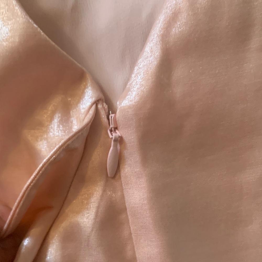 Lovers + Friends Satin Ruffle Slip - Peach - Picture 8 of 12